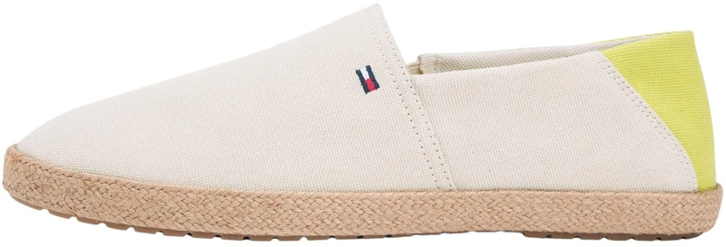 Tommy Hilfiger Men's Core Hilfiger Espadrille Textile FM0FM05792 Espadrilles, Beige (Classic Beige), 6.5