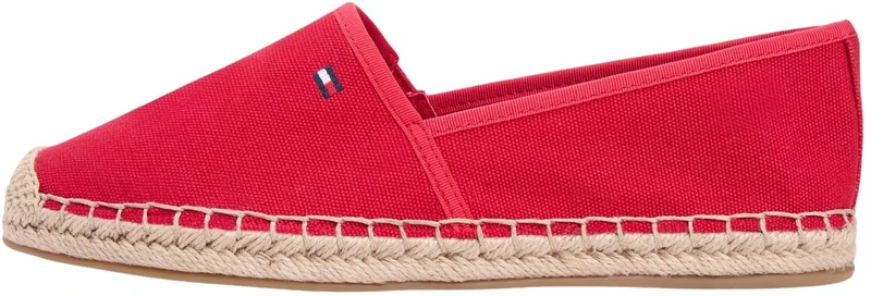 Tommy Hilfiger Women's Flag Canvas Espadrille Fw0Fw08541 Espadrilles, RED (Primary Red), 6.5