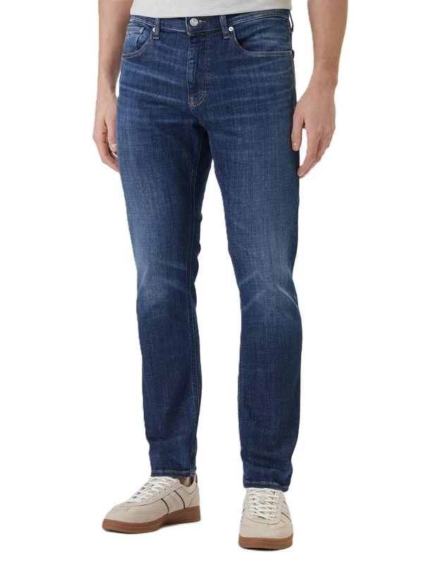 Tommy Jeans Men's Austin Slim Tprd Bj1253 DM0DM23265 Tapered, Denim (Denim Dark), 33 W/36 L