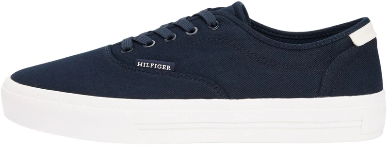 Tommy Hilfiger Men's Th Vulc Cup CVS FM0FM05811 Low Top, Blue (Desert Sky), 11