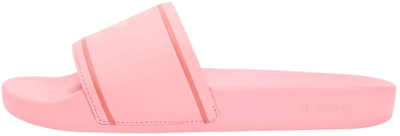 Tommy Jeans Women's Beach Slides with Logo, Pink (Enchanted Pink), 5.5
