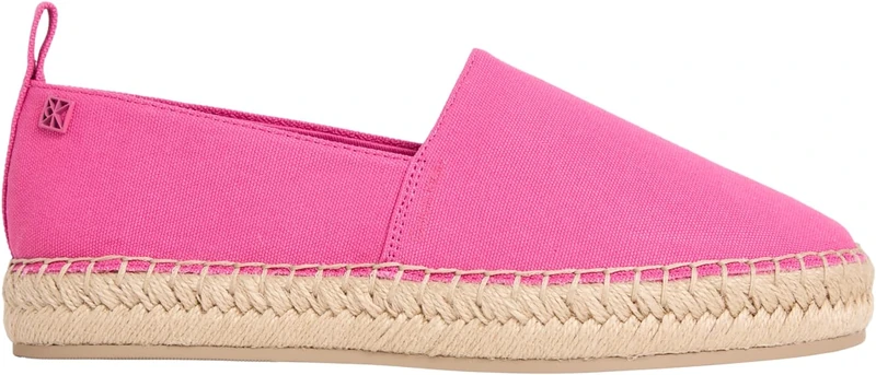 Calvin Klein Women’s Espadrilles Oblique Canvas with Loop, Pink (Pink Yarrow), 4