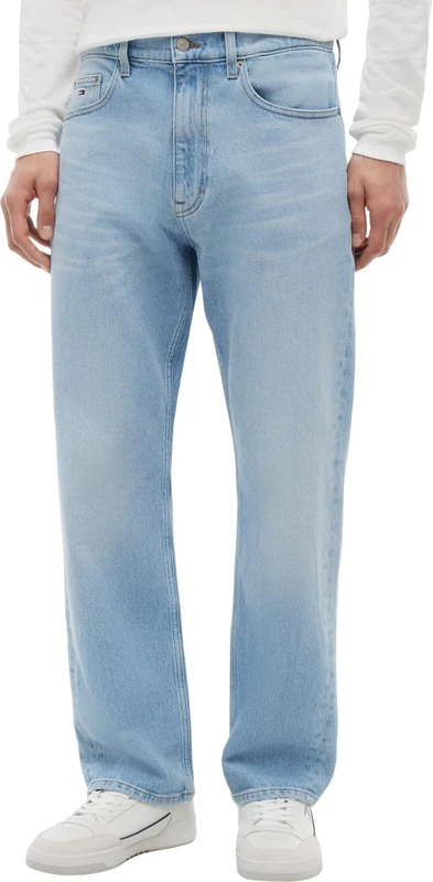 Tommy Jeans Men's Otis Regular Str Bj0111 DM0DM23283 Straight, Denim (Denim Light), 30W x 32L - Image 1