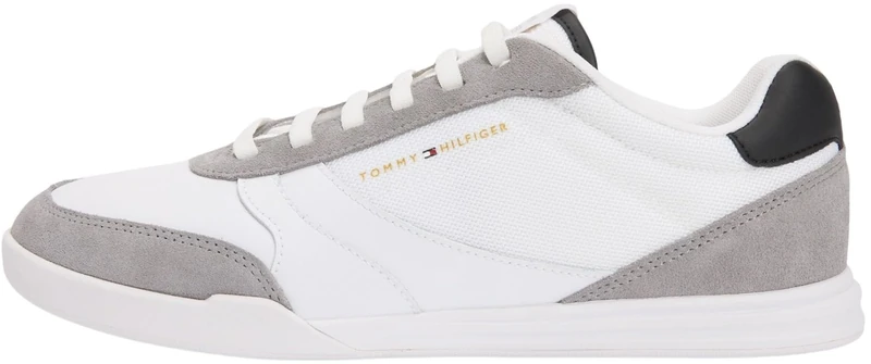 Tommy Hilfiger Men's LoPro LTH Mix RWB FM0FM05826 Low Top, White (White), 6.5