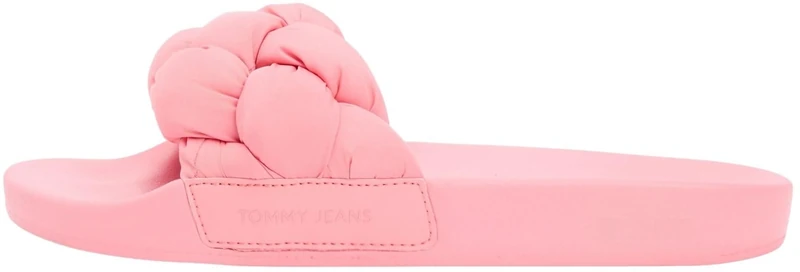 Tommy Jeans Women's Tjw Braided Slides EN0EN02975, Pink (Enchanted Pink), 5 UK