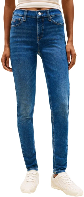Tommy Jeans Women's Nora Mr Skny Bi0252 DW0DW22772 Skinny, Denim (Denim Dark), 26W x 30L