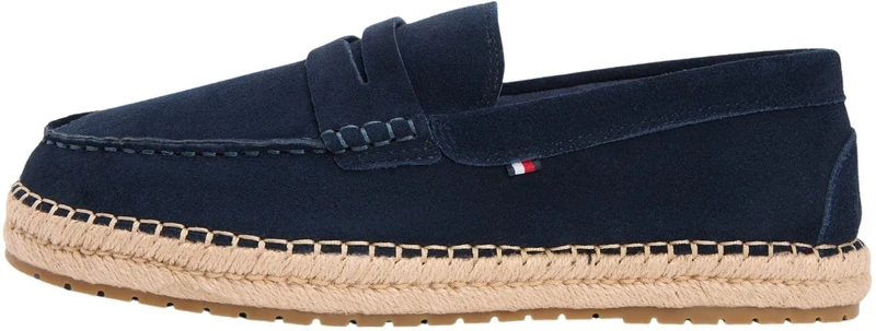 Tommy Hilfiger Men's Flexible Hilfiger SDE Espadrille FM0FM05794 Espadrilles, Blue (Desert Sky), 7