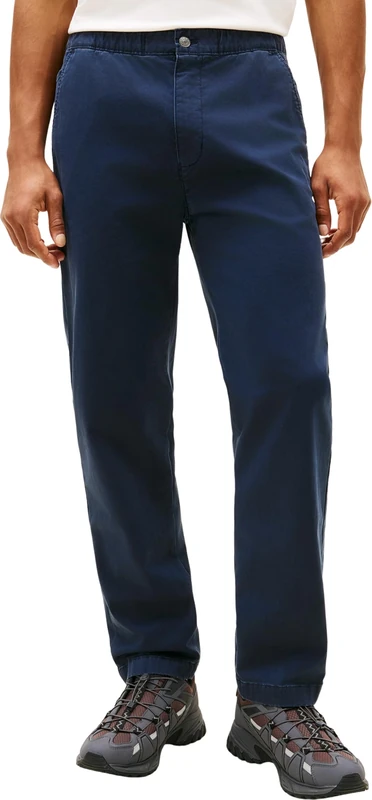 Tommy Jeans Men's TJM Sonny Co Twill Chino Pant DM0DM22650, Blue (Dark Night Navy), 28W x 32L
