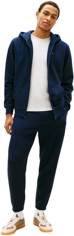 Tommy Jeans Men's TJM Reg S Flag Tracksuit DM0DM23281, Blue (Dark Night Navy), XXL
