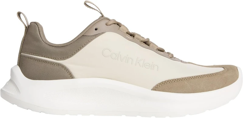 Calvin Klein Men's Light Eva Runner HM0HM02241 Low Top, RED (Desert Taupe/Oatmeal), 11 - Image 1