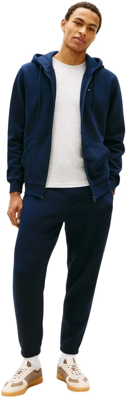 Tommy Jeans Men's TJM Reg S Flag Tracksuit DM0DM23281, Blue (Dark Night Navy), XL - Image 1