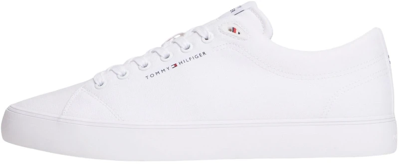 Tommy Hilfiger Men's Harlem Core Ii CVS FM0FM05817 Low Top, White (White), 11