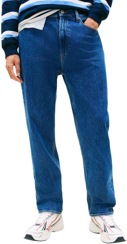 Tommy Jeans Men's Sonny Rglr Tprd Bj4133 DM0DM23061 Tapered, Denim (Denim Medium), 33W x 34L - Image 1