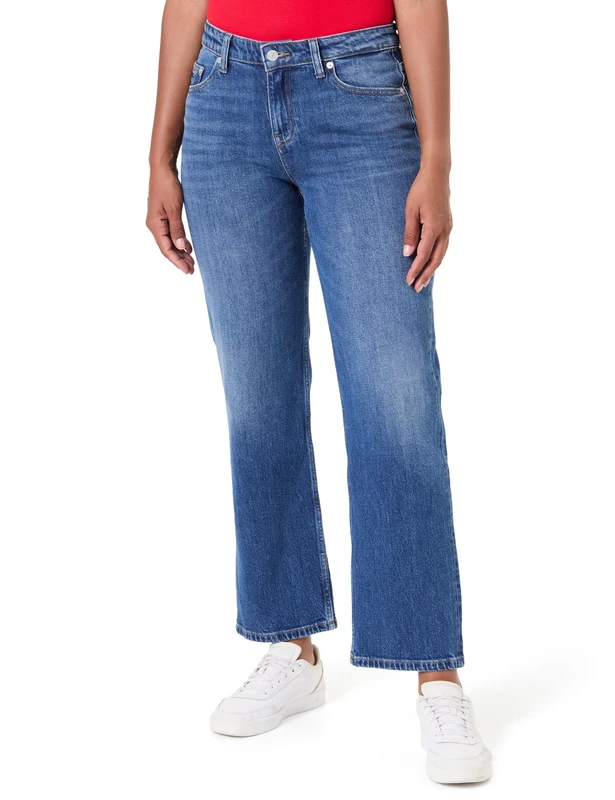 Tommy Jeans Women’s Jeans Sophie Low Waist, Blue (Denim Dark), 34W/28L