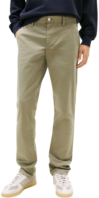 Tommy Jeans Men's TJM Scanton Cotton Twill Chino Dm0Dm22404, Green (Utility Sage), 32 W/34 L