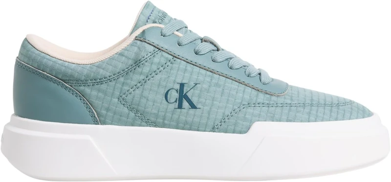 Calvin Klein Women's Cupsole Trainers Chunky Lace-up, Blue (Arctic/Light Cashew), 8