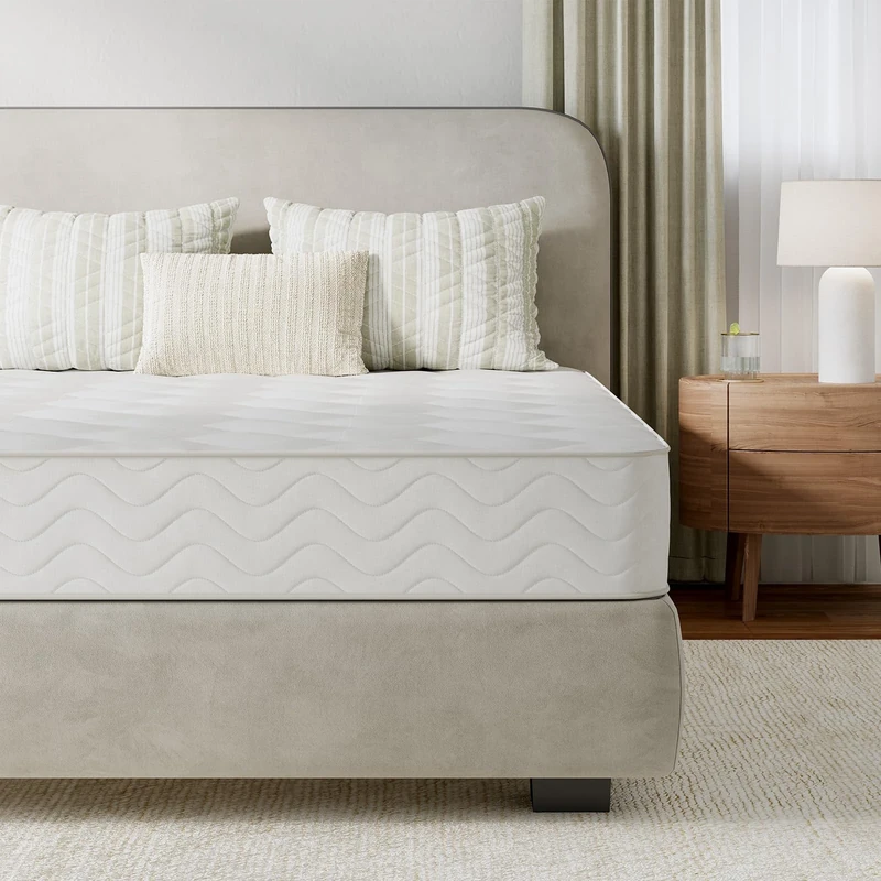 Novilla 3FT Single Pocket Sprung Mattress 8 Inch Medium Soft Spring Mattress with Breathable Sprung System, Cool Touch Oeko Fabric 90x190x20cm, Medium Firm