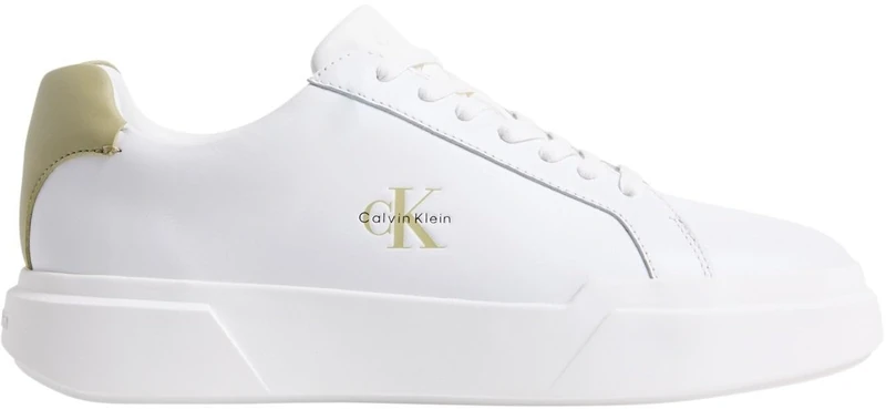 Calvin Klein Men's Chunky Cupsole Low Top Sneakers - White