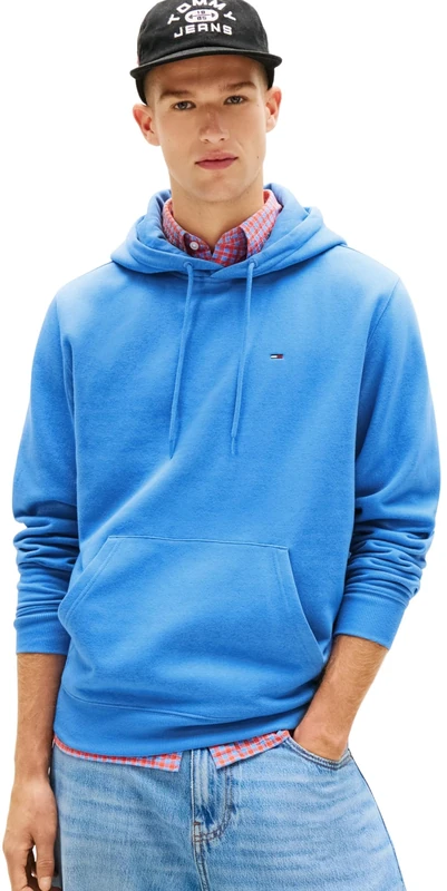 Tommy Jeans Men's Tjm Reg S Flag Hoodie Dm0Dm20742 Pullover Hoodie, BLUE (Blue Twilight), 3XL