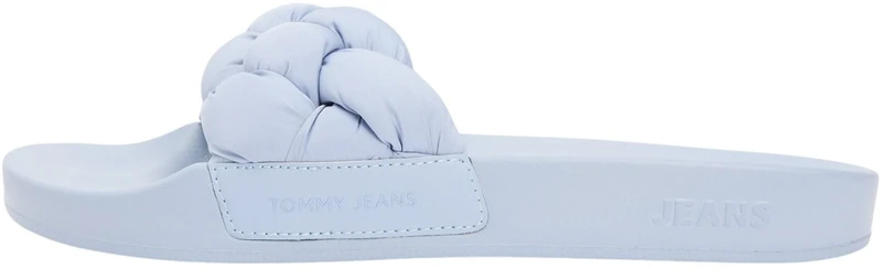 Tommy Jeans Women's Tjw Braided Slides EN0EN02975, Blue (Soaring Skies), 5 UK