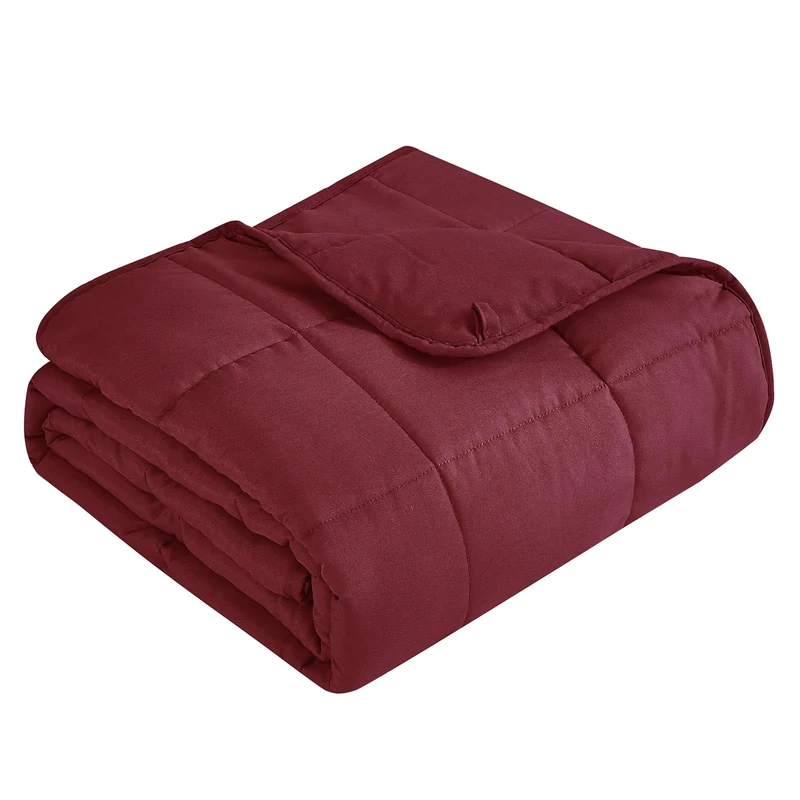 Topcee Weighted Blanket for Adults (25 lbs, 60" x 80") Queen Size Soft Cooling Heavy Blanket Sleeping, Apply to 240-260 lbs Body, Thick Breathable Blanket with Glass Bead, Easy Care