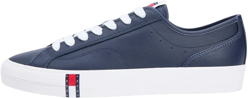 Tommy Jeans Men's Archive Vulc. Y2K Long Lace EM0EM01676 Low Top, Blue (Dark Night Navy), 10.5 UK