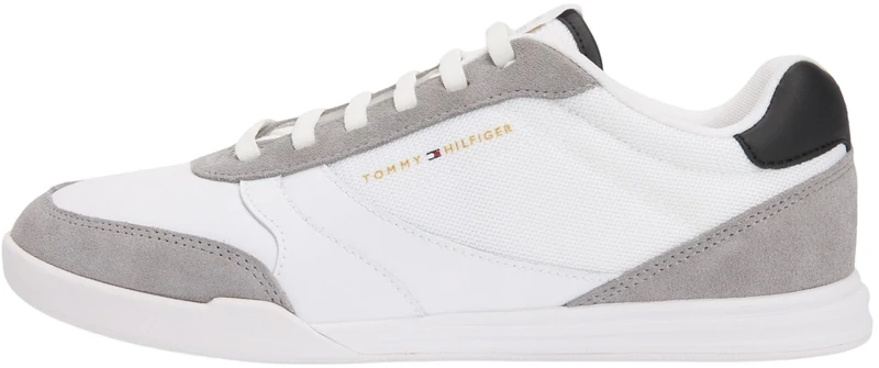 Tommy Hilfiger Men's LoPro LTH Mix RWB FM0FM05826 Low Top, White (White), 10