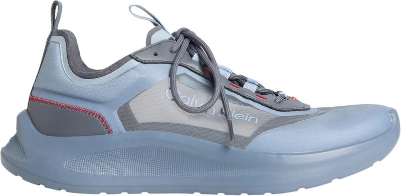 Calvin Klein Men’s Runner Trainers Light EVA with Mesh, Blue (Keepsake Blue/Night Owl/Orange Com), 9