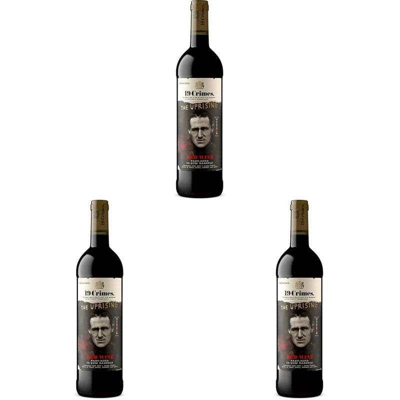 19 Crimes The Uprising Red Wine, 75cl (Pack of 3)