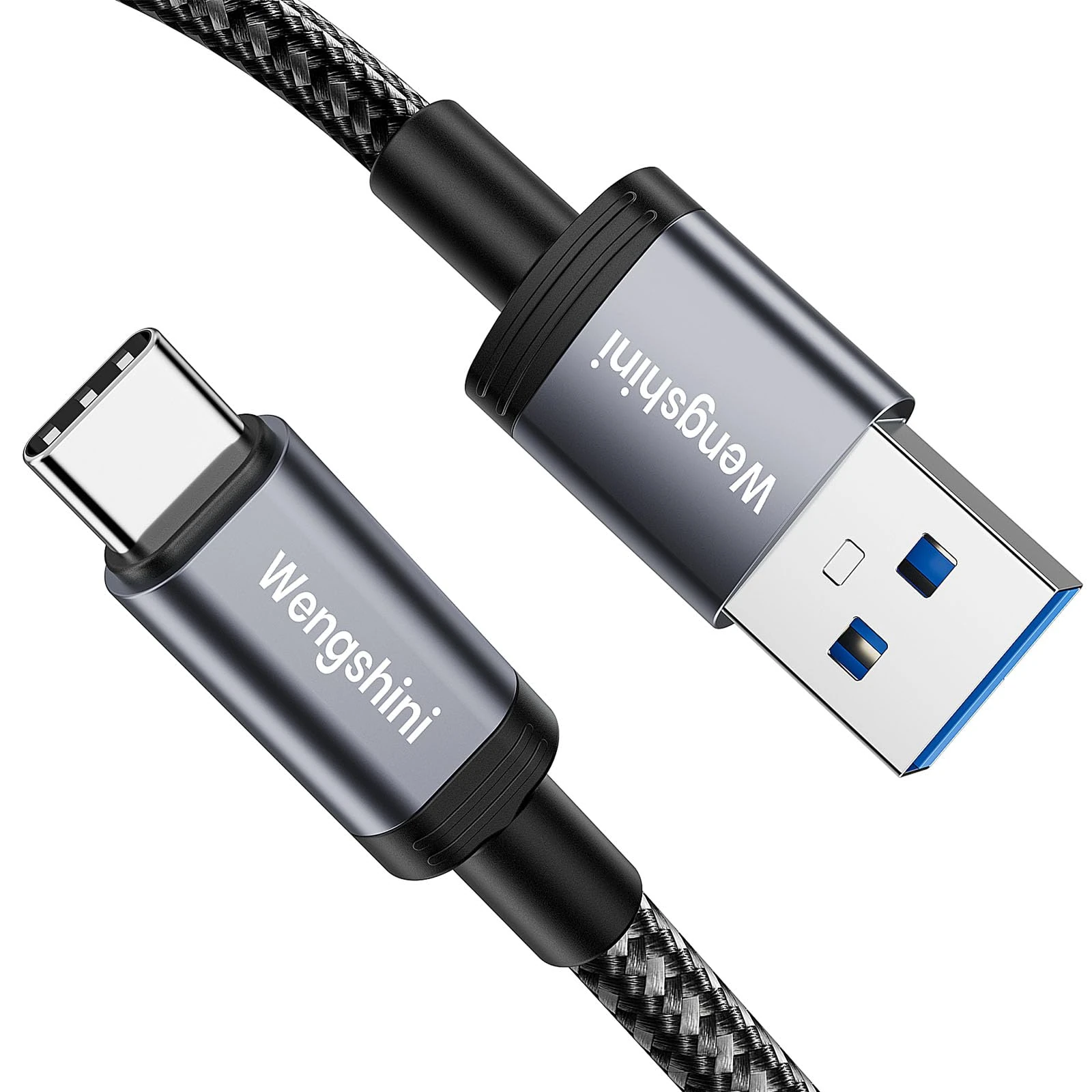 Wengshini USB C Data Cable 0.5M,3.1A Fast Charging,USB 3.1 Gen 2 10Gbps Data transfer,Android Auto Cable for iPhone 16 iPhone 15 Samsung Galaxy S24 S23 S22,Sony XZ,LG V20 G5 G6,HTC10,SSD etc