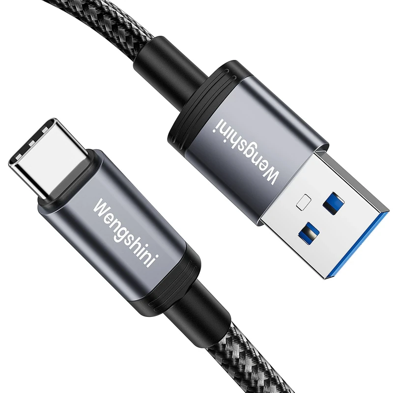 Wengshini USB C Data Cable 3M,3.1A Fast Charging,USB 3.1 Gen 2 10Gbps Data transfer,Android Auto Cable for iPhone 16 iPhone 15 Samsung Galaxy S24 S23 S22,Sony XZ,LG V20 G5 G6,HTC10,SSD etc