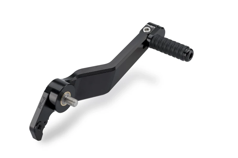 Puig 22206N CNC Aluminum Brake Lever with Adjustable Tip and Anti-Slip Base; Sporty Design, High Resistance and Enhanced Ergonomics, Black