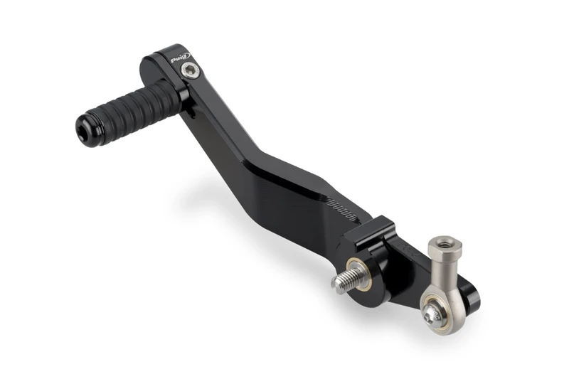 Puig 22207N Gear Lever with Adjustable Tip and Anti-Slip Base; Anodized CNC Aluminum, Precise Control and High Resistance, Black