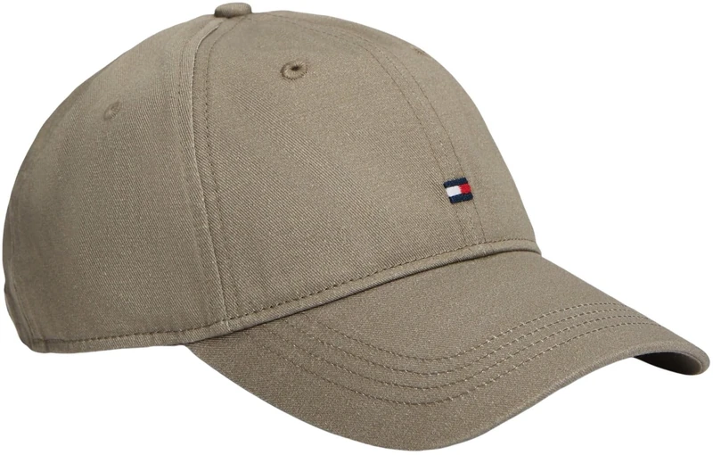 Tommy Hilfiger Men's Th Flag Soft 6 Panel Cap AM0AM14099 Cap, Brown, One Size