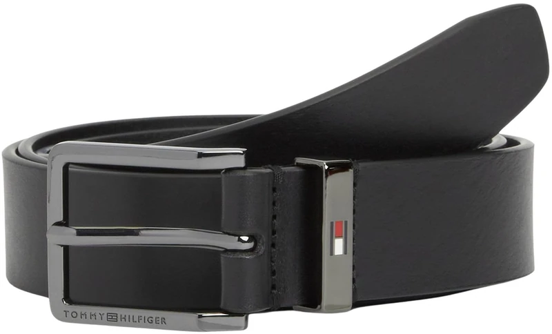Tommy Hilfiger Men's Oliver 3.0 AM0AM14183 Fixed Belt, BLACK, 110