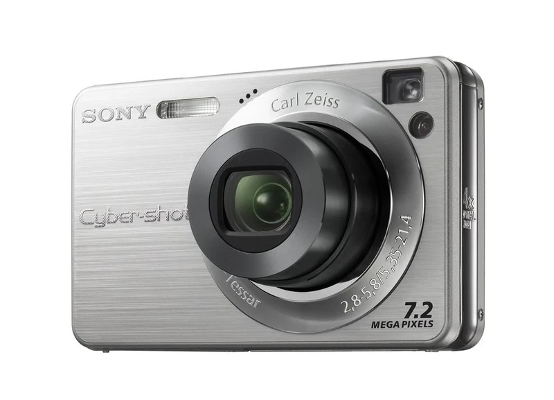Sony CyberShot W110 Digital Camera - Silver 7.2 Megapixel 4x Optical Zoom 2.5-Inch LCD Silver (Renewed)
