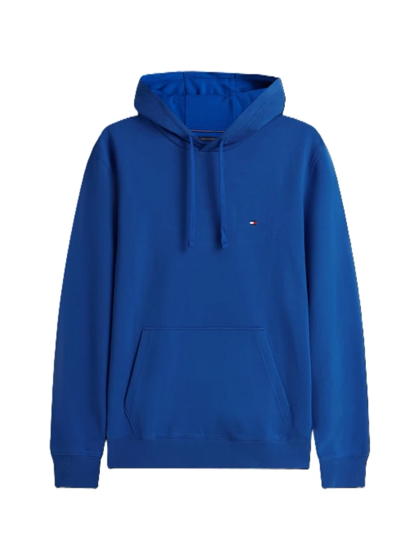 Tommy Hilfiger Men's Essential Terry Hoody MW0MW37235 Pullover Hoodie, BLUE, S