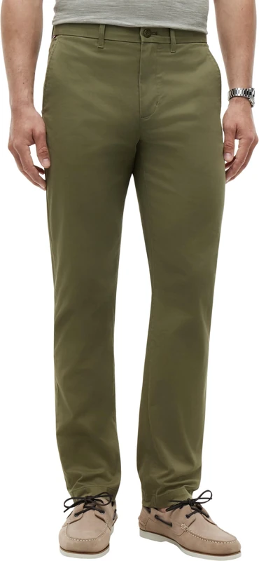 Tommy Hilfiger Men's Chinos Denton Straight Fit, Green (Dark Artichoke), 33W/30L