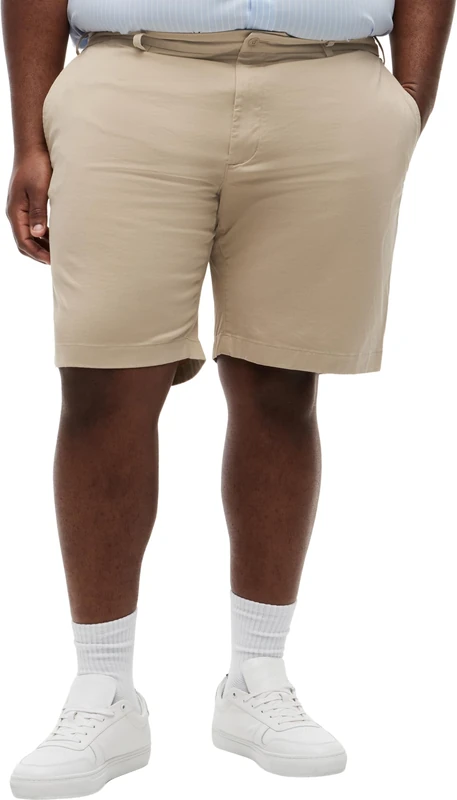 Tommy Hilfiger Men’s Chino Shorts Twill with Belt, Beige (Sandalwood), 44W