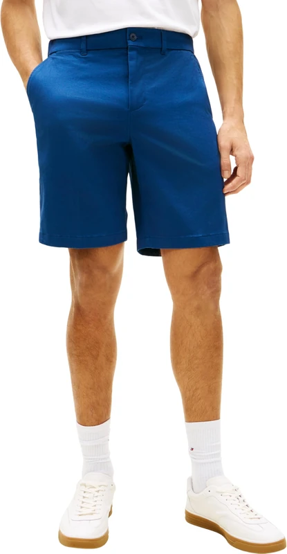 Tommy Hilfiger Men's Chino Shorts Half Harlem Regular Fit, Blue (Blue Orbit), 28W
