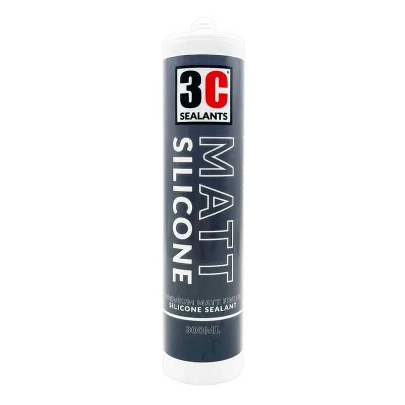 3C Sealants Matt Silicone Premium Matt Finish Sealant 300ml Matt Jasmine