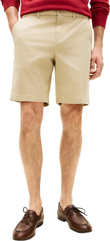 Tommy Hilfiger Men's Half Ewb Harlem Short Chino MW0MW42294 Chino Shorts, Khaki, 29W