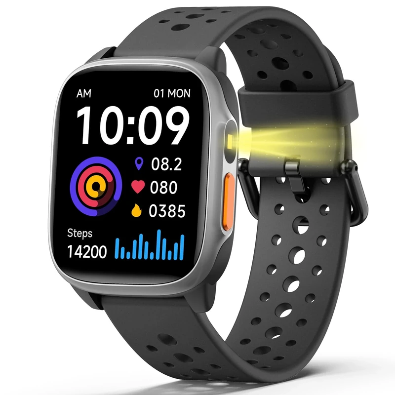 meoonley Kids Watch with 140 Sports Modes, 1.5" Kids Fitness Tracker, Boys Smart Watch, No APP/Phone Required, Sleep Monitor, Heart Rate, Puzzle Games, IP68 Waterproof, Gifts for Boys Teens Aged 6-15