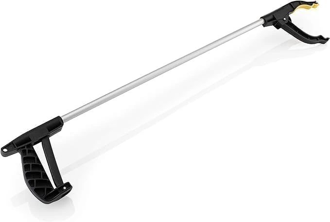Litter Picker Magnetic Pick Up Tool Helping Hand Leaf Grabber Garden Stick Rubbish Picking Light Items Heavy Duty Long Handle Disabled Mobility Reaching Aids Multi Use Extendable Reach 76cm
