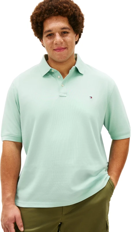 Tommy Hilfiger Men's Bt -1985 Regular Polo -B MW0MW44073 S/S Polo, Green, 3XL