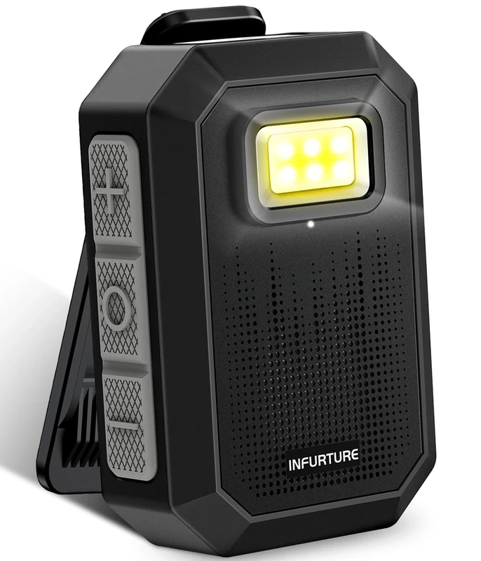 Wearable Bluetooth Speaker IP67 Waterproof Clip on Speaker, Shower Speaker/Clean Sound/Stereo Pair/Wireless Running Speake Built-in Mic/Lightweight/Loved Gifts for Audiobooks Outdoor Stocking Stuffers