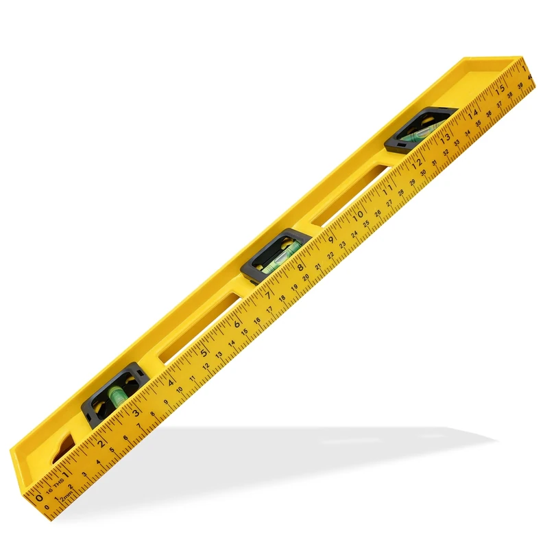 16"/405mm Magnetic Spirit Level for Levelling Precision, Pocket Sized Torpedo Spirit, Lightweight Portable and Great for Multitasking DIY Jobs (16" - Measurement Spirit Level)