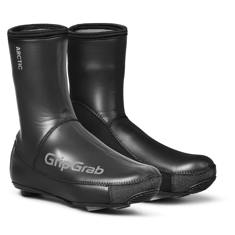 GripGrab Arctic 2 Road Cycling Overshoes Winter Thermal Fleece Lined Cold Weather Waterproof Neoprene Shoe Covers Warm