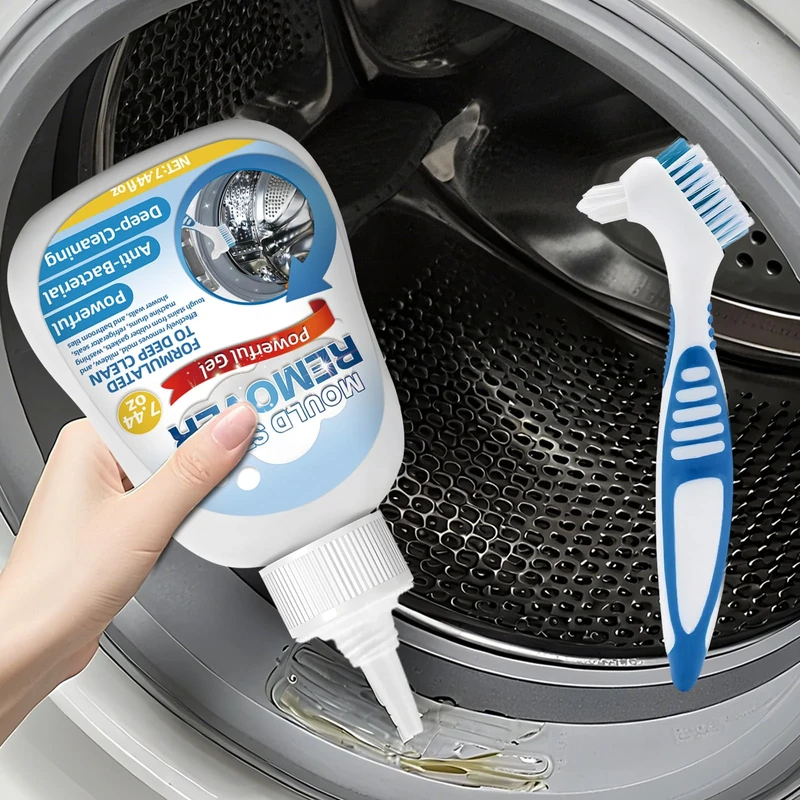 Mould Remover Gel – Washing Machine Cleaner, Mold Remover Gel for Washing Machine Seal, Bathroom, Tile, Grout – Powerful Household Mould and Mildew Remover