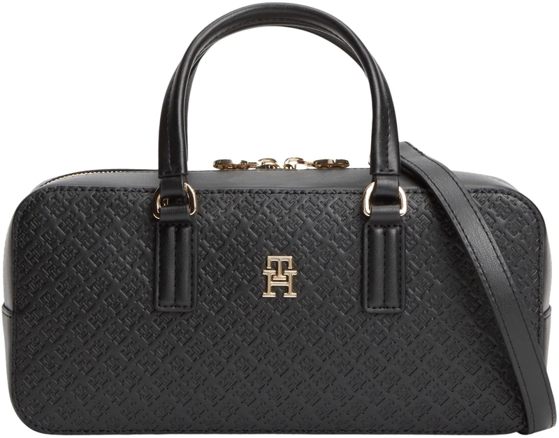 Tommy Hilfiger Women's Th Daily Crossover Mono AW0AW18415 Crossover, BLACK (Black), One Size